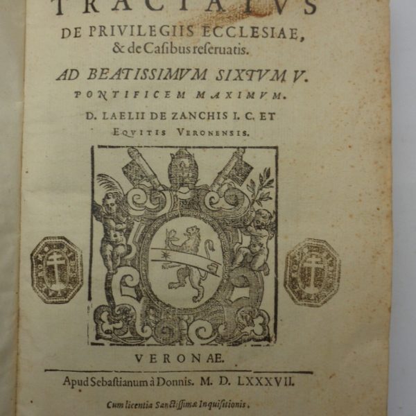 TRACTATUS DE PRIVILEGIIS ECCLESIAE…