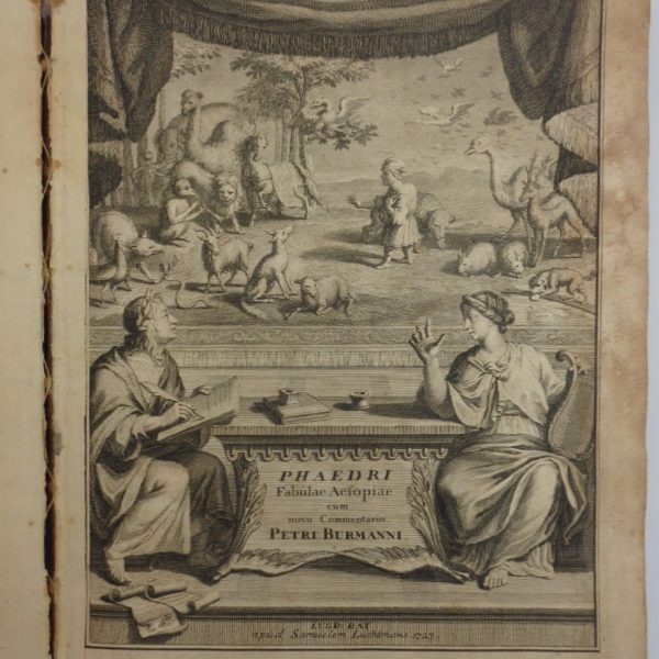 Phaedri, Augusti liberti, FABULARUM AESOPIARUM LIBRI QUINQUE cum novo commentario Petri Burmanni