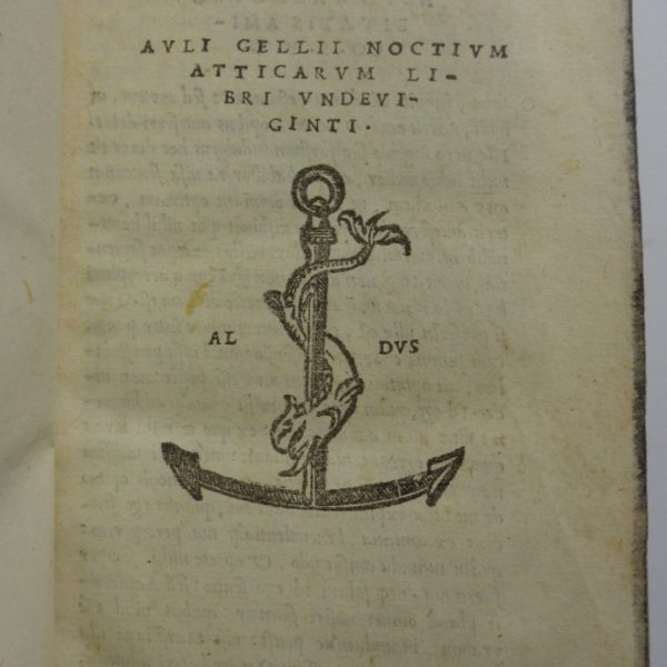 Auli gellii NOCTIUM ATTICARUM libri undeviginti.