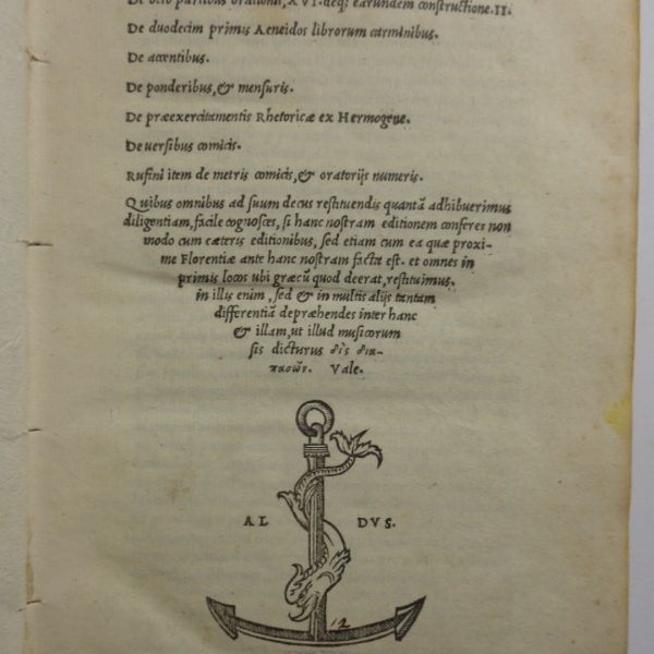 PRISCIANI GRAMMATICI CAESARIENSIS LIBRI OMNES. De octo partibus orationis, XVI deq. earundem constructione II. De duodecim primis Aeeneidos librorum carminibus. De accentibus. De ponderibus, & mensuris. De praexercitamentis Rhetoricae ex Hermogene.