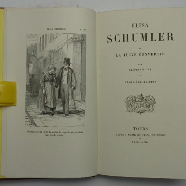 รLISA SCHUMLER, OU LA JUIVE CONVERTIE.