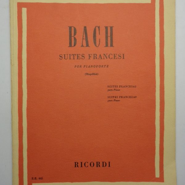 BACH. SUITES FRANCESI per pianoforte.