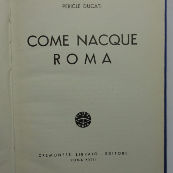 Come nacque Roma