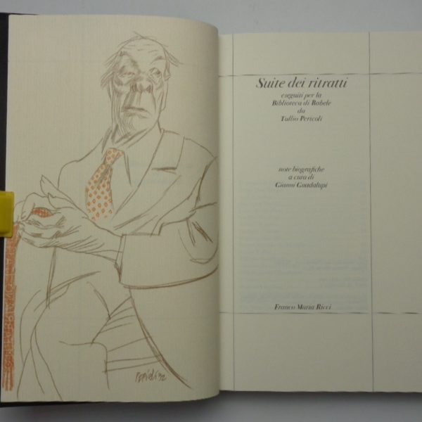 SUITE DEI RITRATTI DI TULLIO PERICOLI e note biografiche alla Biblioteca di Babele.