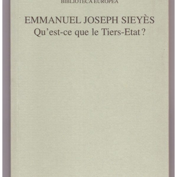 QU'EST-CE QUE LE TIERS-ETAT?