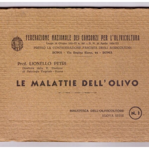 LE MALATTIE DELL'OLIVO.