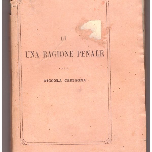 DI UNA RAGIONE PENALE.