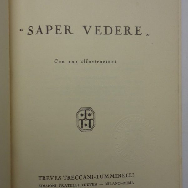 โSAPER VEDEREโ