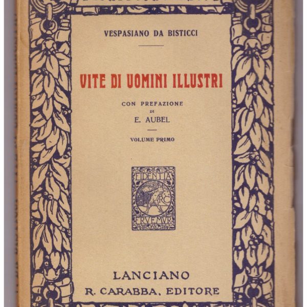 VITE DI UOMINI ILLUSTRI.