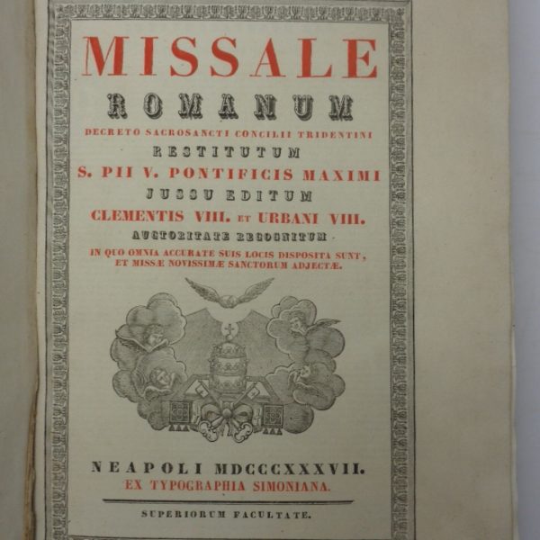 MISSALE ROMANUM