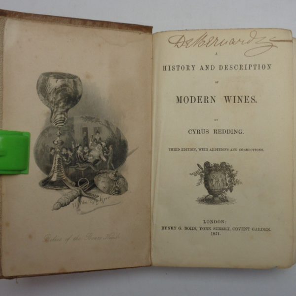 A HISTORY AND DESCRIPTION OF MODERN WINES.