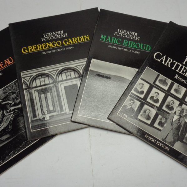 I grandi fotografi. 1) Robert Doisneau; 2) Marc Riboud; 3) G. Berengo Gardin; 4) Henry Cartier-Bresson. Ritratti: 1928-1982.
